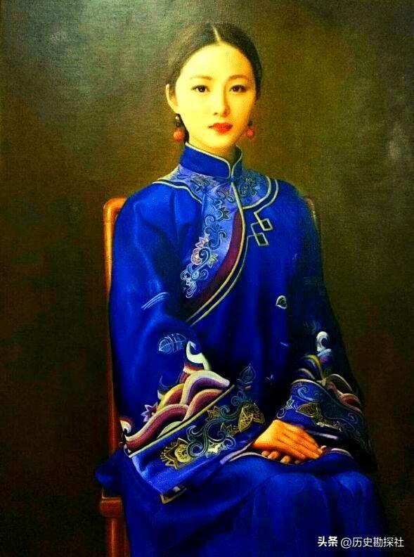 这就是陕西女首富周莹的样貌，并非演员扮演，货真价实的珍贵画像