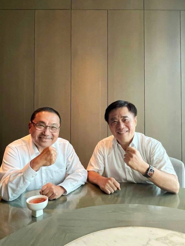 郝龙斌与侯友宜会面