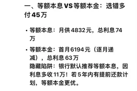 Deepseek建议：房贷100万30年，正确还贷方法！太震撼了图片