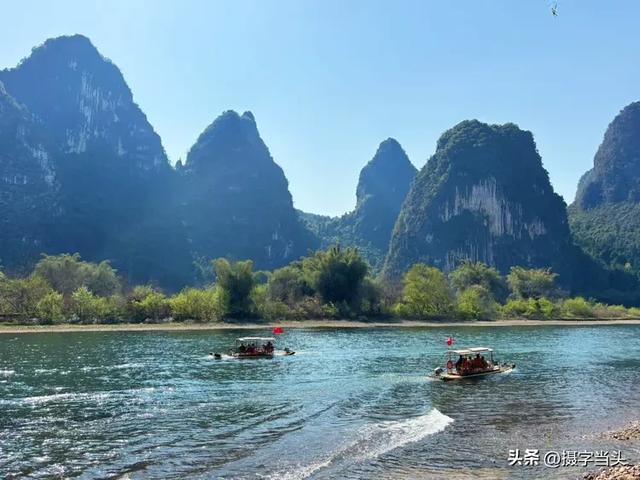 徒步漓江精华段——阳堤大桥头-兴坪古镇