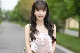 女神朱可儿 户外拍摄图片