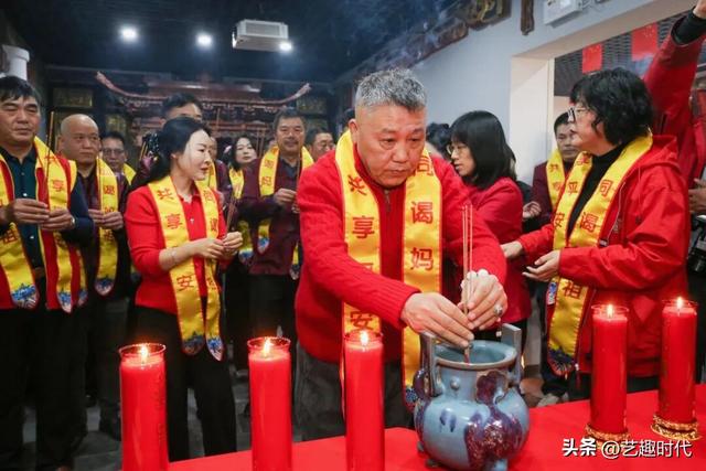 湄洲妈祖圣像安座天津瓷艺园 北方妈祖文化再填新地标