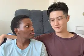 上海帅哥娶了美国农村黑人女孩，定居美国小镇，孩子居然异常漂亮图片