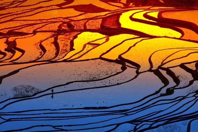 这个元旦，来元阳观赏梯田光影，参加百米长街宴吧