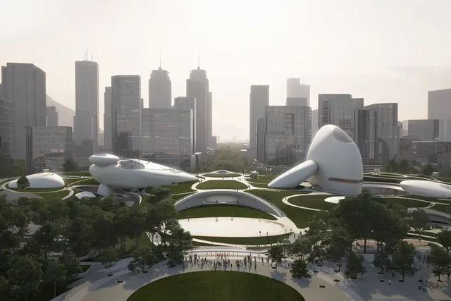 大湾区设计文化新地标：深圳湾文化广场开幕试运营