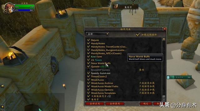 魔兽世界常用的8款插件，新手必备