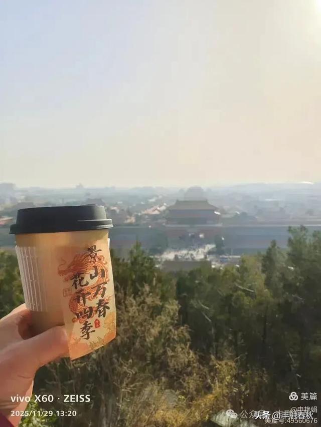 北京景山公园山右里的初冬暖调|申艳娟