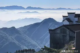 天柱山看山，九华山看景，一根拐杖横扫长江南北两大山图片