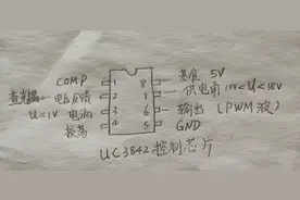 UC3842芯片各管脚定义及测量参考图片