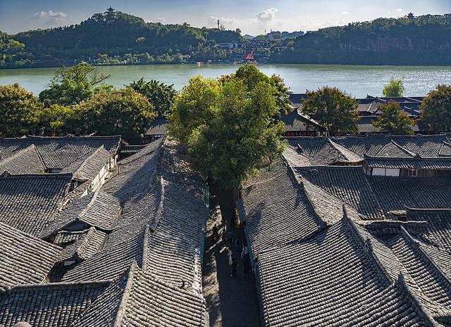 2024深秋四川行14 阆中古城2嘉陵江游船码头、华光楼、中天楼