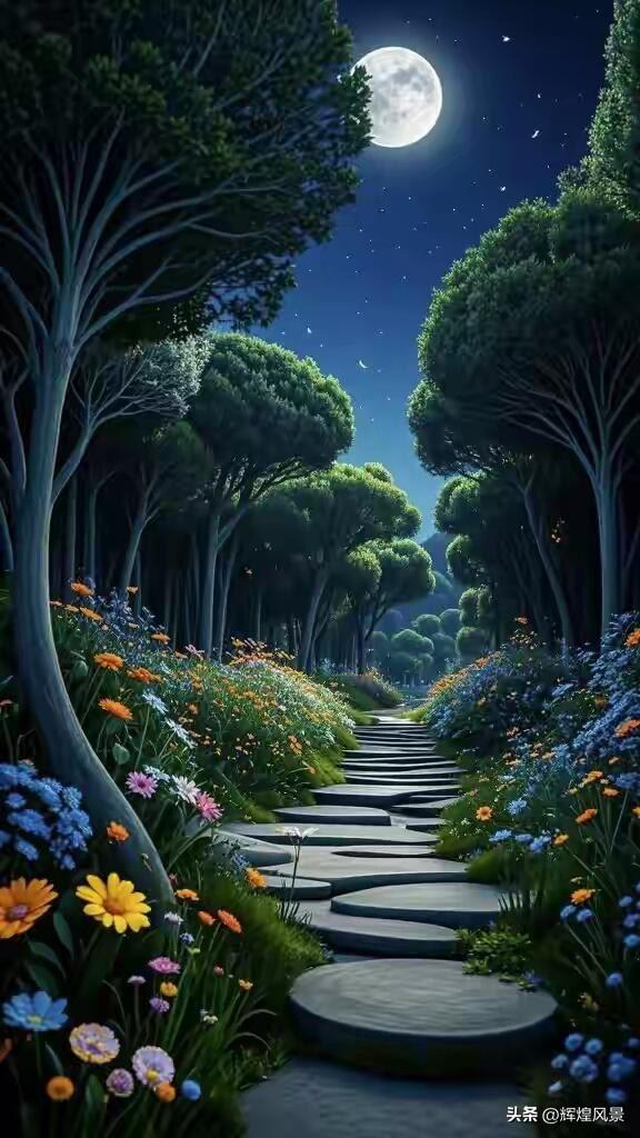 幻想中的花园，如同精灵一般 啊太美了！