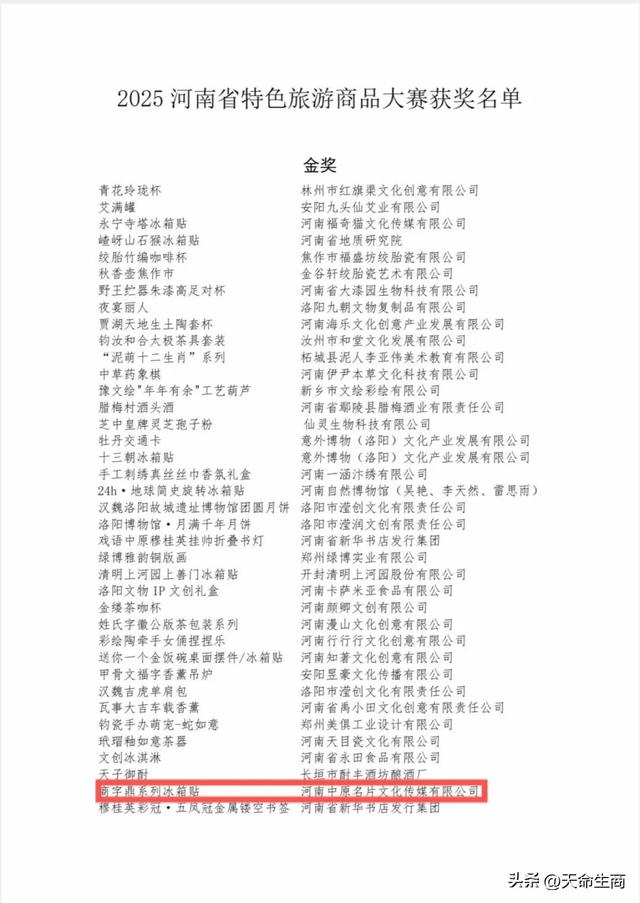喜报！商丘这2件文旅好物，拿下省赛金银奖！