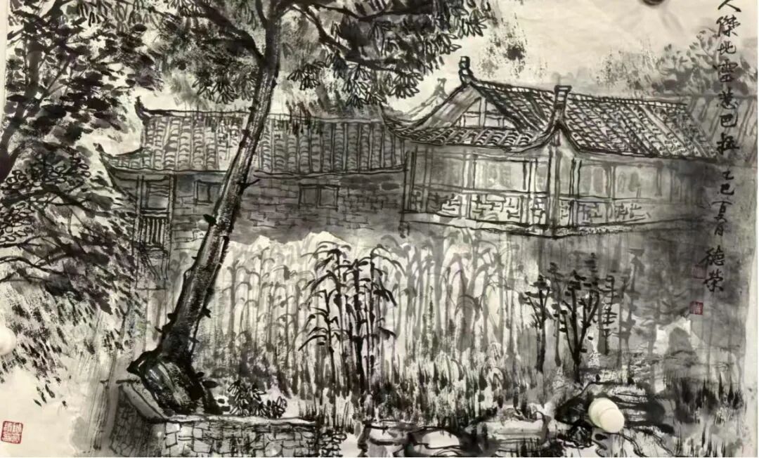 共绘湘西之美 长沙、龙山画家美术写生创作线上展上线(图19) 共绘湘西之美 长沙、龙山画家美术写生创作线上展上线(图19)