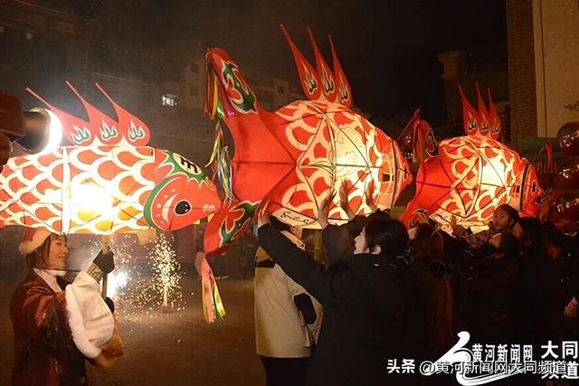 【文旅推荐】春节必看！浑源古城“鱼灯舞”点亮千年文化！