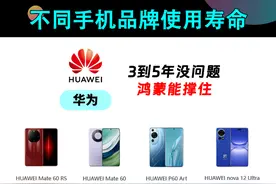 盘点不同品牌手机的使用寿命，OV华为苹果三星，谁才是真正钉子户图片