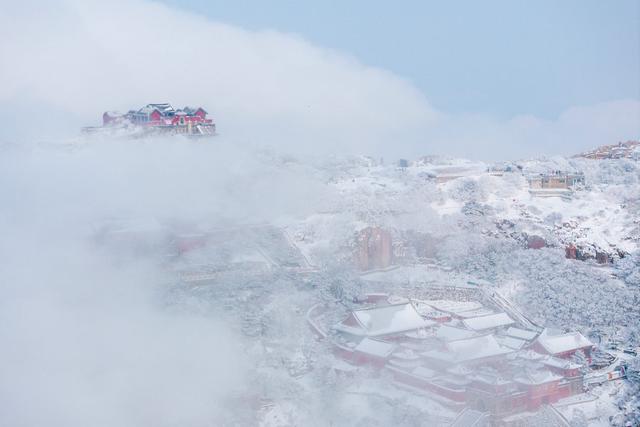 雪后泰山，仙境再现