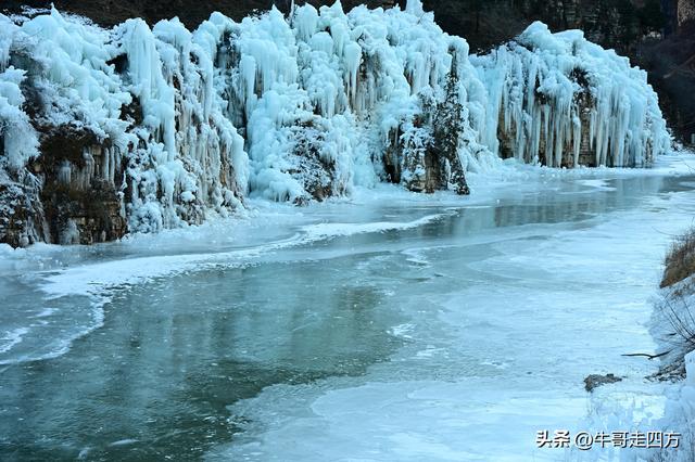 虎峪冰瀑：山谷里的冬日秘境、现实版的冰雪奇缘