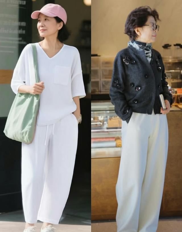 女人上了年纪，最好别穿这3种“阔腿裤”，看着显老、廉价还油腻