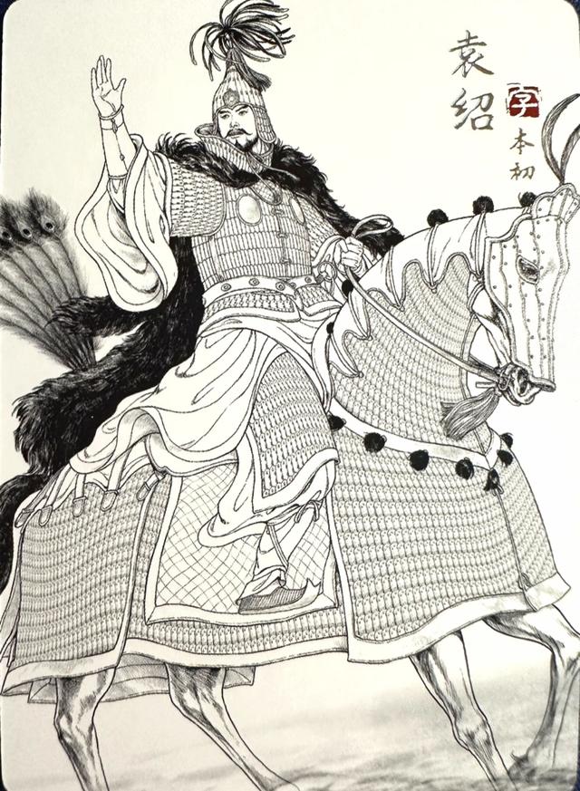 黄子鉴三国人物线稿:线藏霸气,笔露锋芒!