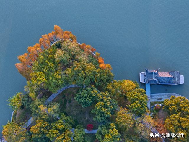 空中看蠡湖四时风光，尽显无锡大美山水之城