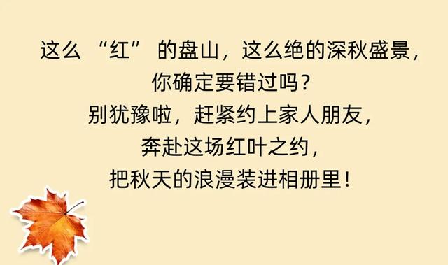 盘山 “红” 了！