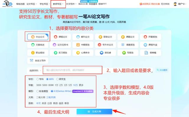 研究生必看！AI写博士论文的正确姿势，硕士论文也能秒出初稿
