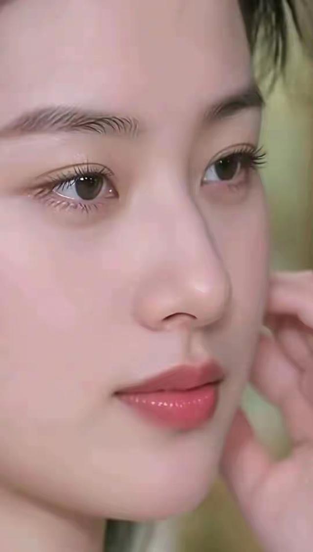 五官真漂亮，特别是鼻子很好看，绝世佳人