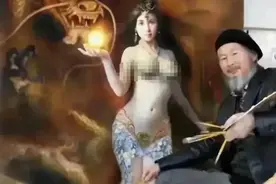 画家李壮平为女儿裸体绘画，6年百幅画作，获奖无数却争议不断！图片