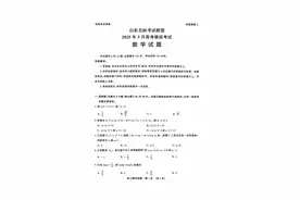 山东省名校考试联盟2025届高三3月模拟考试数学试题及答案图片