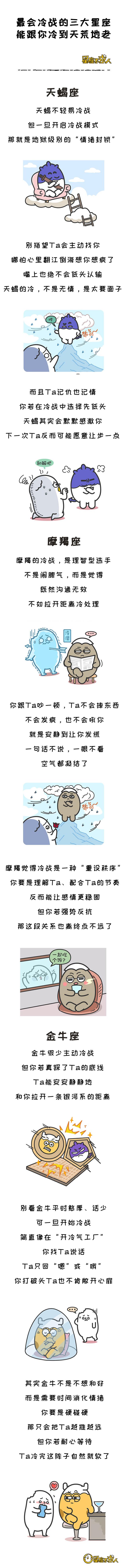最会冷战的三大星座，能把你冻到天老地荒