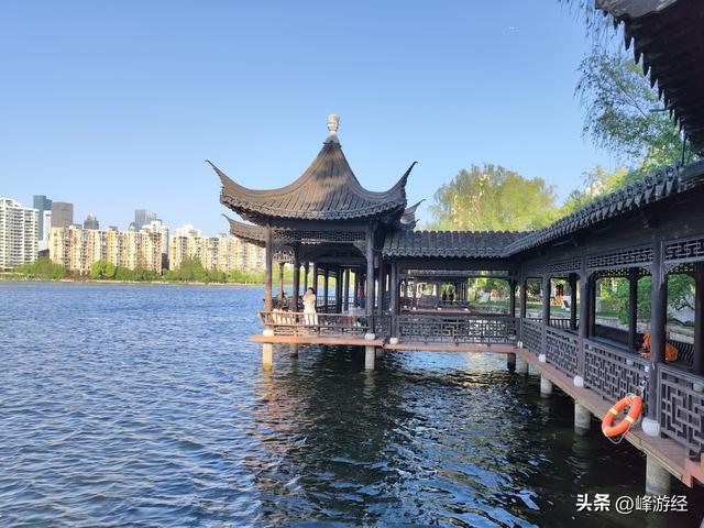 阳春三月游莫愁湖，可惜没能在莫愁女前留个影