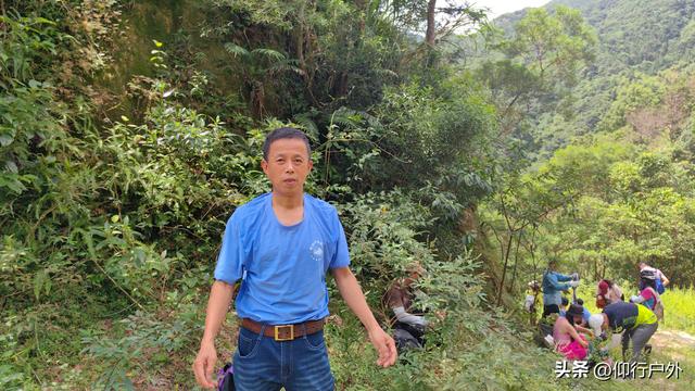 揭西猴面石徒步登山