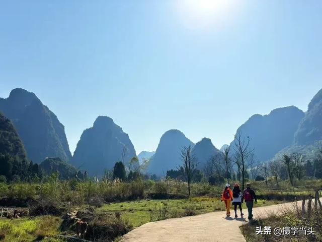 徒步漓江精华段——阳堤大桥头-兴坪古镇
