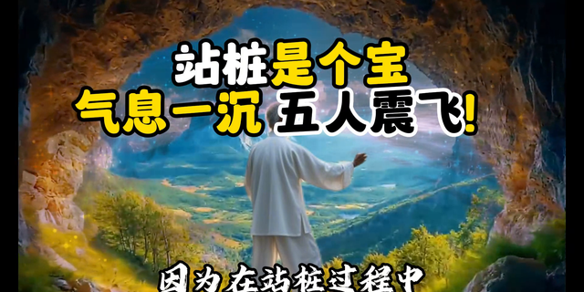 站桩是个宝，气息一沉，五人振飞