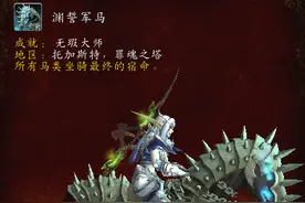 魔兽世界正式服暗影国度爬塔必拿4只坐骑分享，还有很多幻化哦图片