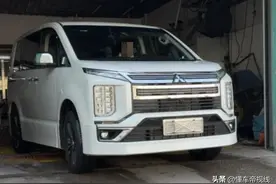 新车 | 海外售约23万元，三菱Delica D:5国内到港，2.2T柴油四驱MPV图片