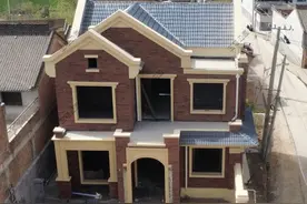 找住宅公园建房的人，房子建得咋样了？陕西35万盖二层英式小院图片