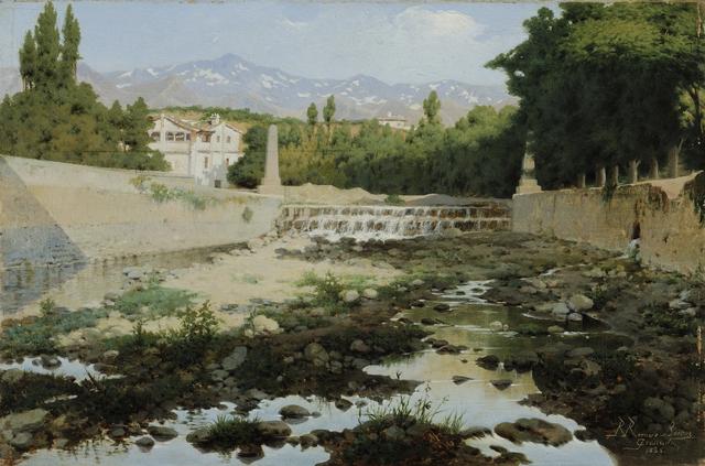 西班牙乡村自然风光，西班牙画家罗梅罗·巴罗斯作品赏