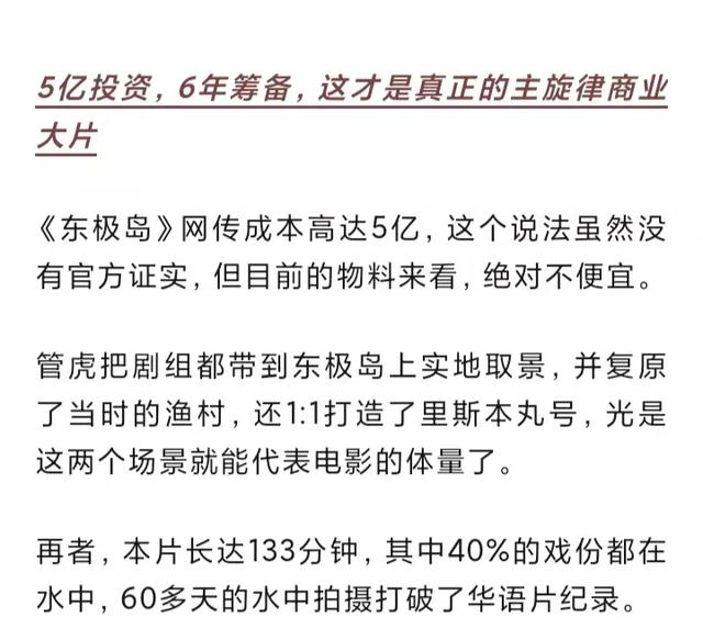 《东极岛》票房为何高开低走