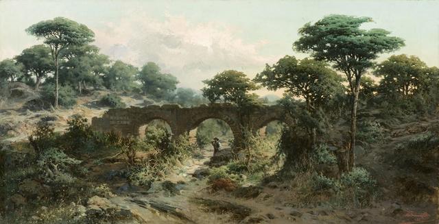 西班牙乡村自然风光，西班牙画家罗梅罗·巴罗斯作品赏