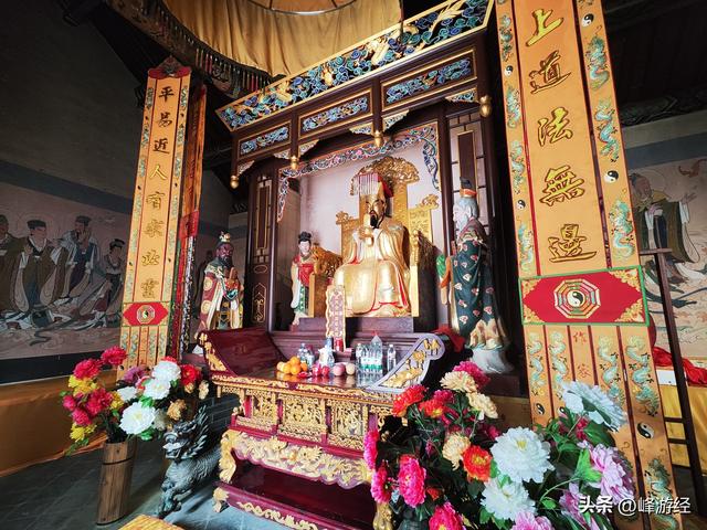 二刷毓璜顶，历经百年的玉皇庙古建筑群，山门里遇到两位门神