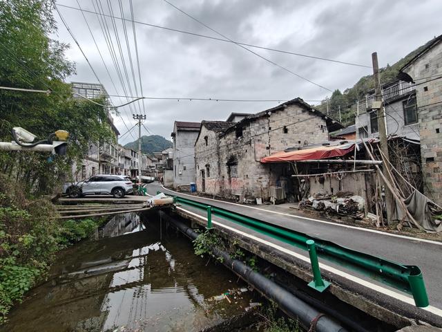 天台县桥棚村，小桥流水人家，古道西风瘦马
