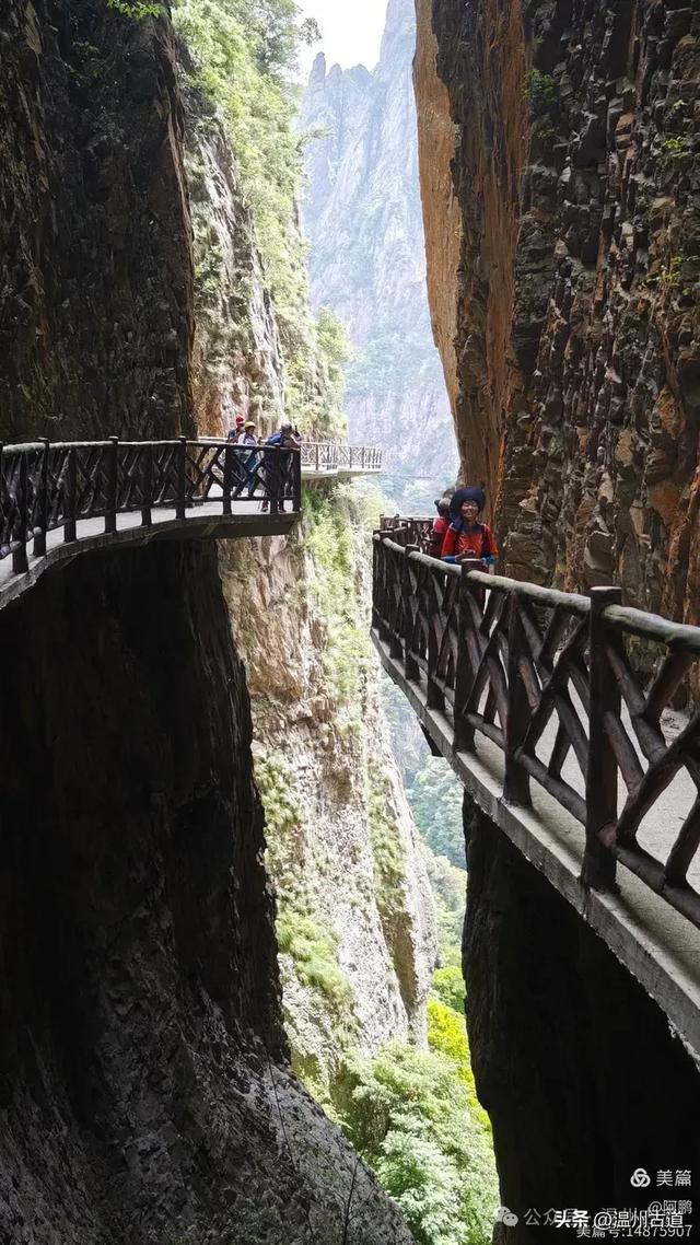 雁荡山百岗尖显胜门穿越,这条风光绝美的经典徒步线路你可去过