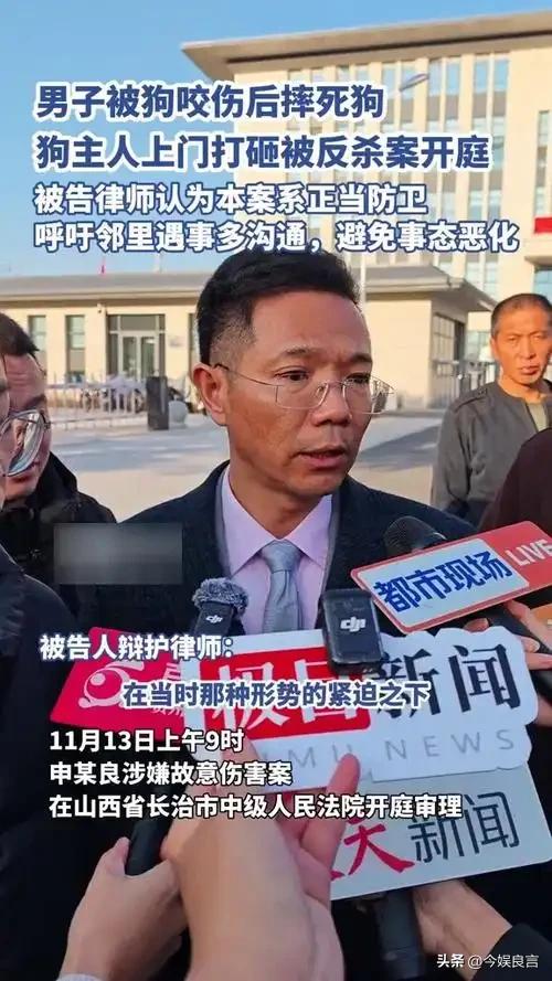 狗主人被反杀案开庭，9人闯门打砸，妻子后悔冲动	，更多细节披露