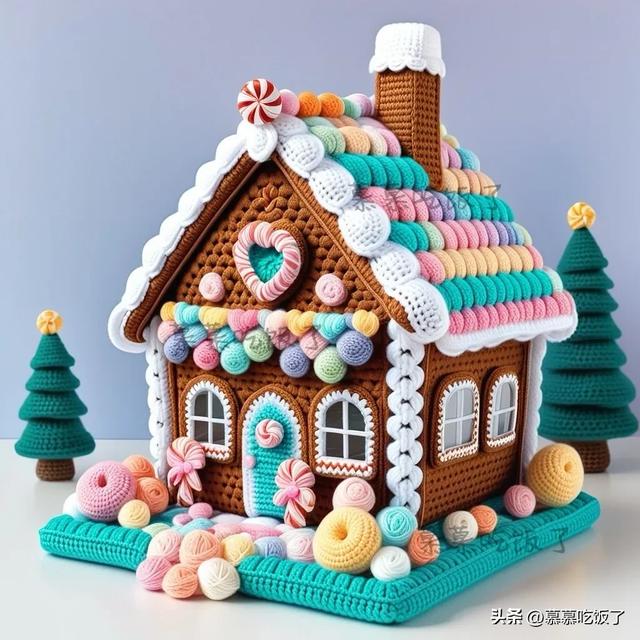钩针编织梦幻糖果小屋