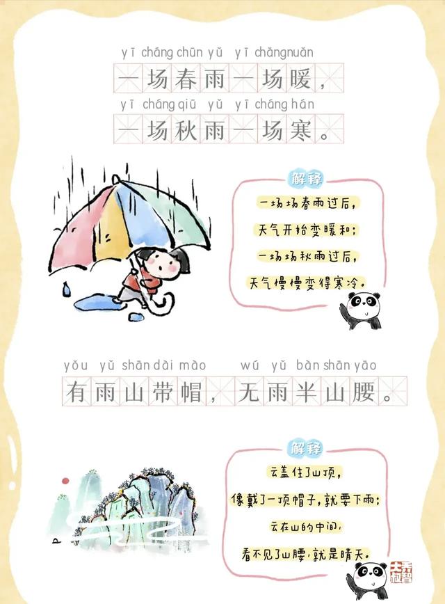 关于天气的谚语有哪些?