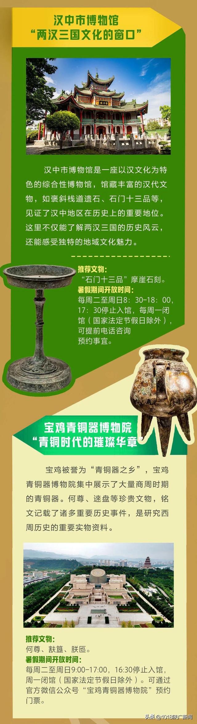 必打卡！陕西境内博物馆暑期漫游清单