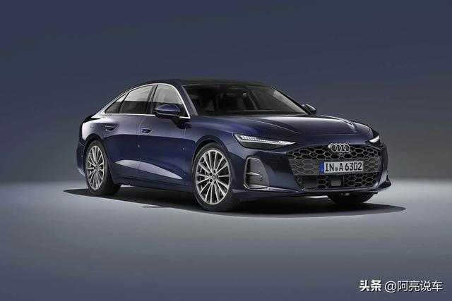 全新一代奥迪A6L变年轻了！数字大灯+黑化套件，2.0T轻混是主力
