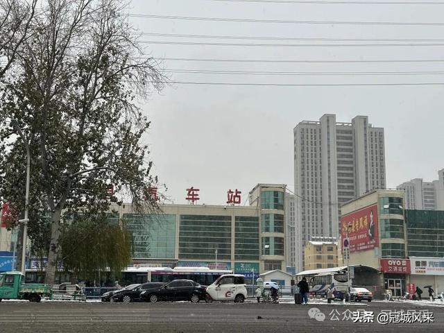 2025年冠县第一场冬雪