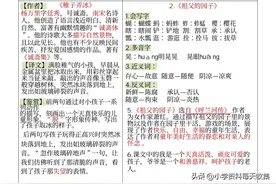 五下语文，2025最新版课课贴，剪下来贴书上图片